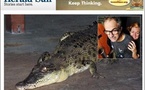 Au réveil, une famille australienne trouve un crocodile dans son salon