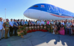 ATN bénit son dernier Dreamliner, le « Tetiaroa »