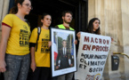 Portraits de Macron décrochés: un rassemblement et un nouveau décrochage pendant le procès à Paris