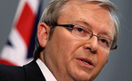 Australie: le premier ministre des affaires étrangères Kevin Rudd démissionne