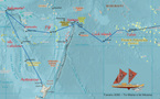 Taravu 2012: les 7 pirogues continuent leur périple dans le Pacifique