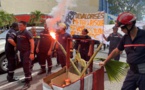Les pompiers en ont plein les bottes