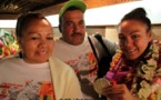 Anne-Caroline Graffe arrive à Tahiti...avec sa médaille olympique