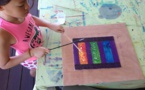 Kalani, 8 ans, expose ses premiers tableaux