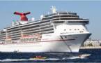 Escale du navire de croisière Carnival Spirit à Papeete le 6 octobre