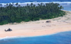Pacifique: trois naufragés sauvés par leur "SOS" écrit sur la plage