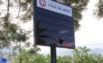 L’afficheur électronique de Arue encore dégradé