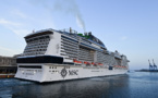 Le premier grand navire de croisière reprend la mer en Méditerranée