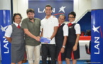 Heiva MEURISSE remporte le concours de Lan Chile et partira au Brésil en 2013