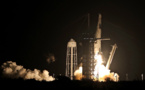 Une fusée SpaceX en route vers la station spatiale avec 4 astronautes