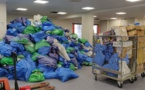 ​Six tonnes de sacs postaux arrivés avec neuf mois de retard