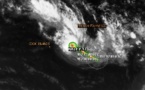 La dépression Tropicale TDF14 renommée Haley se situe à 630 km sud ouest de Papeete