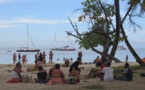 ​Un jour de l'An les pieds dans l'eau à Moorea