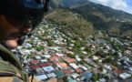 Survol des secteurs à risque sur Tahiti et Moorea