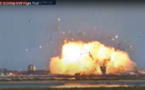 Un prototype de fusée SpaceX s'écrase à nouveau à l'atterrissage