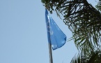 Le drapeau de l'ONU hissé à la Présidence de Polynésie