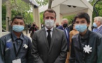 Du collège de Arue à Paris, ils slament devant Emmanuel Macron