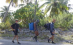 Le défi sportif du tour de Rangiroa victime de la houle