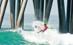 Surf-Vans US Open of Surfing, Michel Bourez passe le round 1.