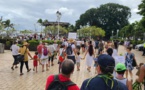 300 manifestants contre le pass sanitaire à Papeete