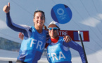 Voile : Lecointre et Retornaz en bronze