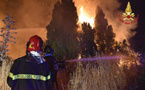 Pic de chaleur en Italie: les pompiers face à plus de 500 incendies