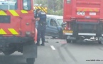 Spectaculaire accident matériel à Punaauia