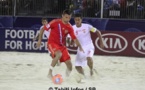 Demi-finale de la Coupe du Monde de Beach Soccer : la Russie arrache la victoire 5 à 3 à Tahiti en fin de match, l’Espagne bat le Brésil 2 à 1
