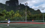 ​Le Vavau Tournoi de tennis a démarré à Bora Bora