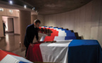 L'Elysée est revenu au bleu marine du drapeau tricolore