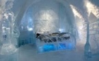 Un hôtel fait de glace en Laponie équipé d'alarmes incendie