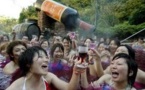 Un bain de Beaujolais Nouveau, rien de tel pour la peau, espèrent les Japonais