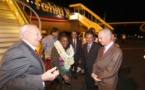 Communiqué: Gaston Flosse accueille Mme Frankie A. Reed, ambassadrice des Etats Unis à Fidji