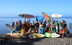 Bonne fin d'année pour le TAMA HE'E Surf Club à Teahupoo pour les jeunes