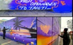 Une fresque murale pour Tahiti au centre de Copenhague...