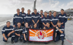A bord du porte-avions Charles de Gaulle, les marins de Polynésie présentent leurs voeux