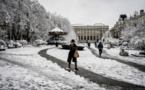 Inhabituelle neige de printemps dans une vingtaine de départements: circulation perturbée