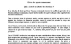 Communiqué de la Présidence: Grève des agents communaux  Qui a intérêt à saboter les élections ?