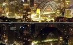 Sydney dans le noir pour le début de l'opération "Une heure pour la planète"