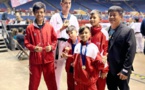 Le taekwondo tahitien brillant au Texas