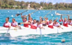Carton plein pour les Tahitiennes au va'a à Saipan