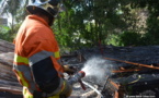 Incendie à Papeete : le repaire des jeunes part en fumée