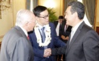 Le président Gaston Flosse reçoit le nouveau consul de Chine