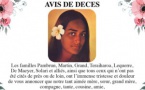 Avis de décès des familles PAMBRUN, MARTIN, GRAND, TERAIHAROA, LEQUERRE, DE MAEYER, SOLARI et alliés pour la défunte Moea PAMBRUN