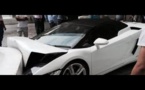 Inde : le voiturier d'un hôtel démolit la Lamborghini d'un client