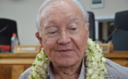Gaston Flosse : "pour moi la vie et le travail continuent"