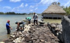 Rénovation des marae de Huahine après 30 ans d'interruption