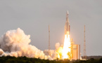 La sonde européenne Juice s'élance vers Jupiter et ses lunes glacées
