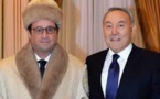 Une photo de Hollande en manteau de fourrure kazakh fait le buzz sur Twitter