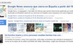 Espagne: internautes et journaux s'inquiètent de la fermeture de Google News